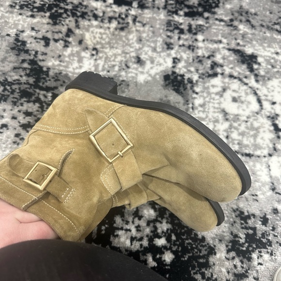 Jimmy Choo suede mid calf boots - Picture 3 of 8